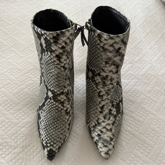Snake Print Booties - Picture 3 of 6